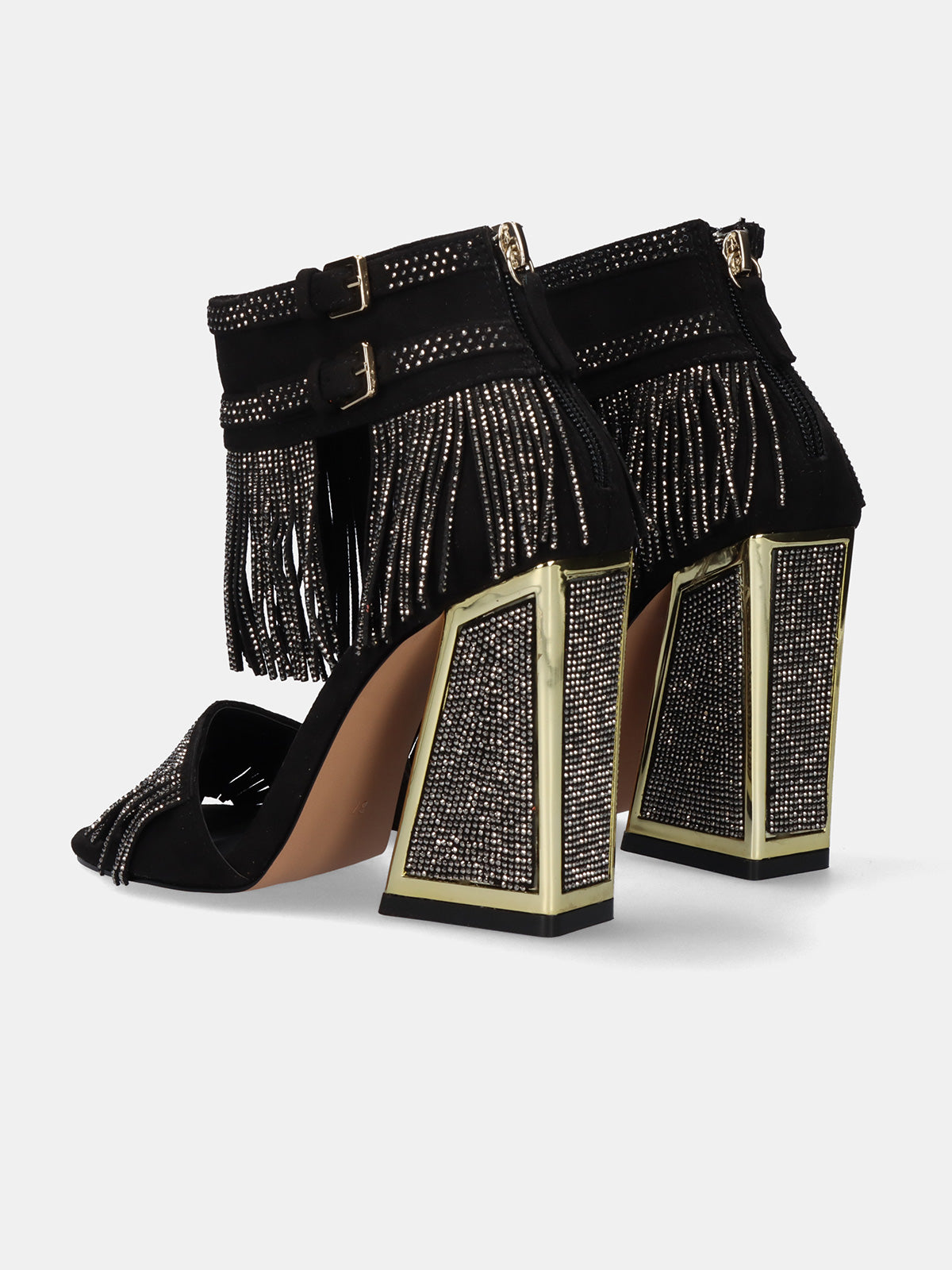 DOMINIC-520 STRASS BLACK