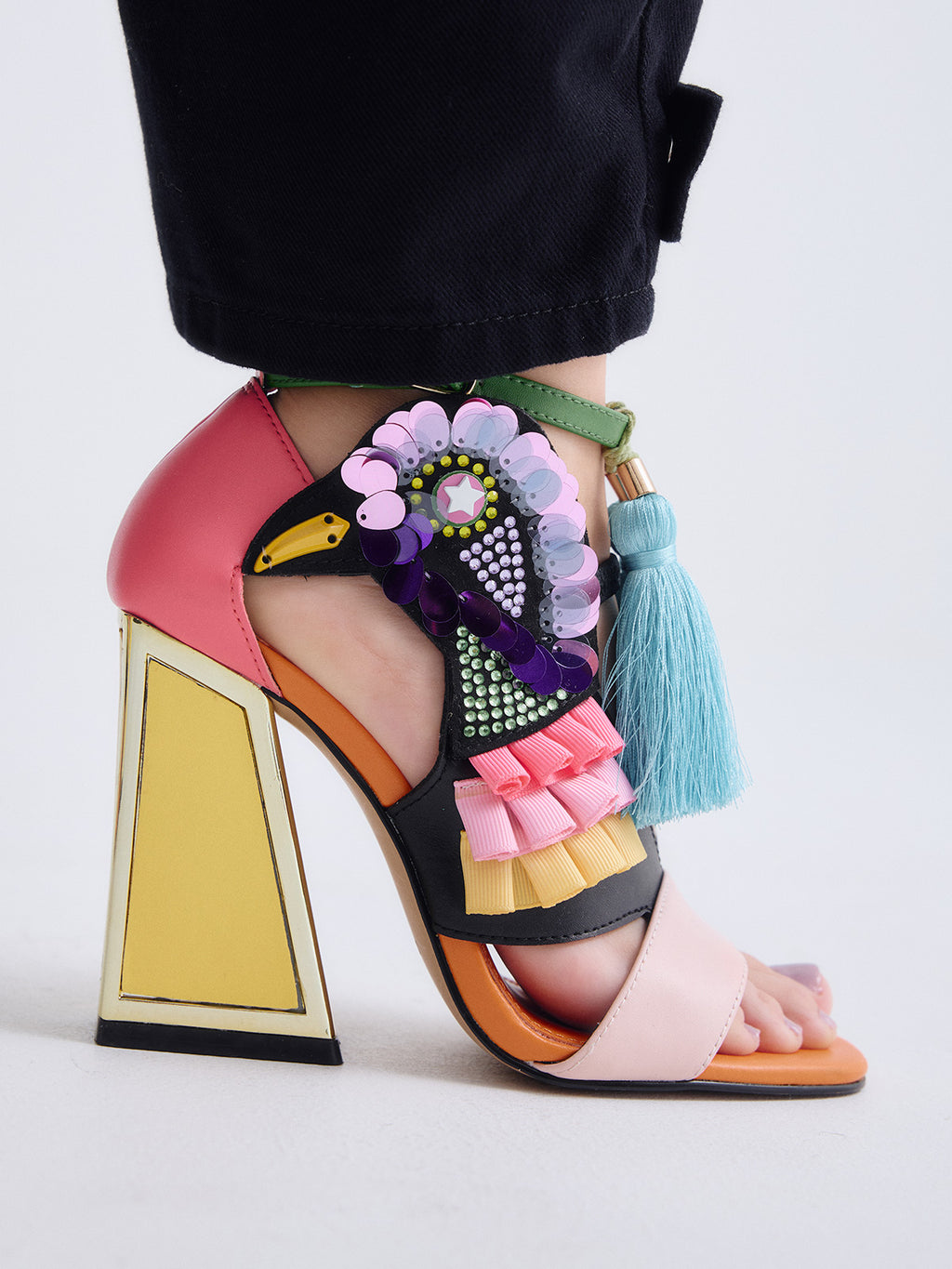 DOMINIC-596 PU YELLOW PNK