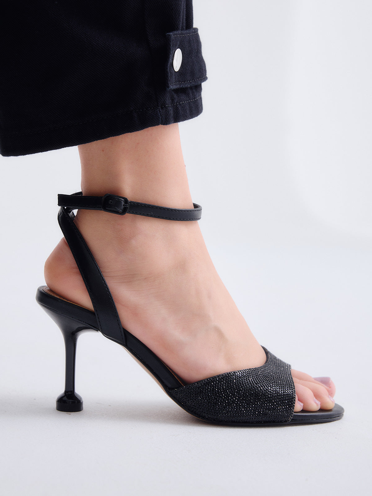 ELLA-250 STRASS BLACK