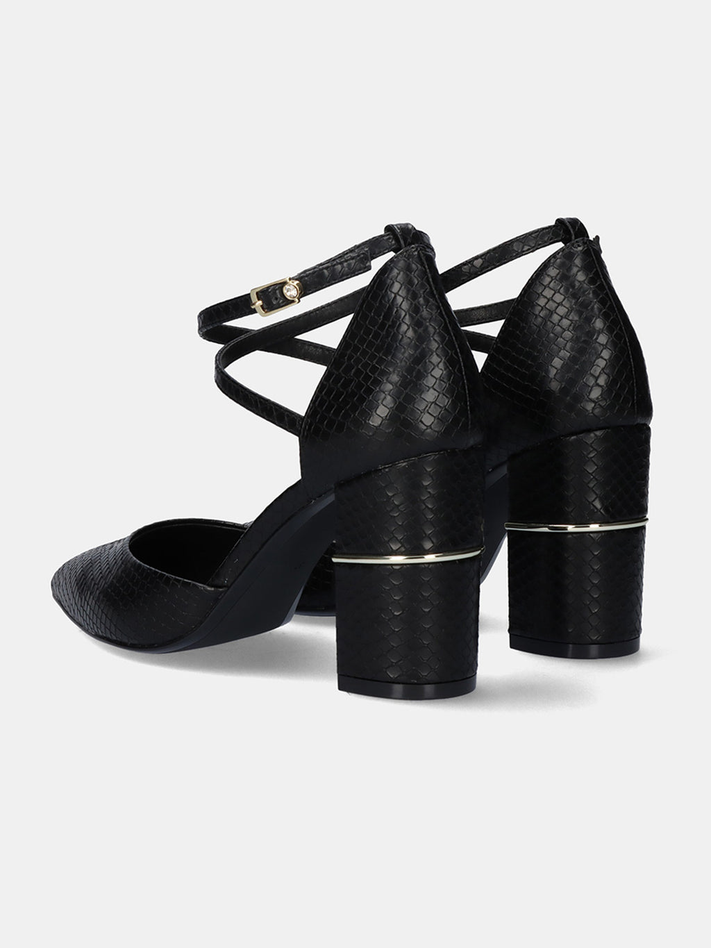 EVELYN-674 SNAKE BLACK
