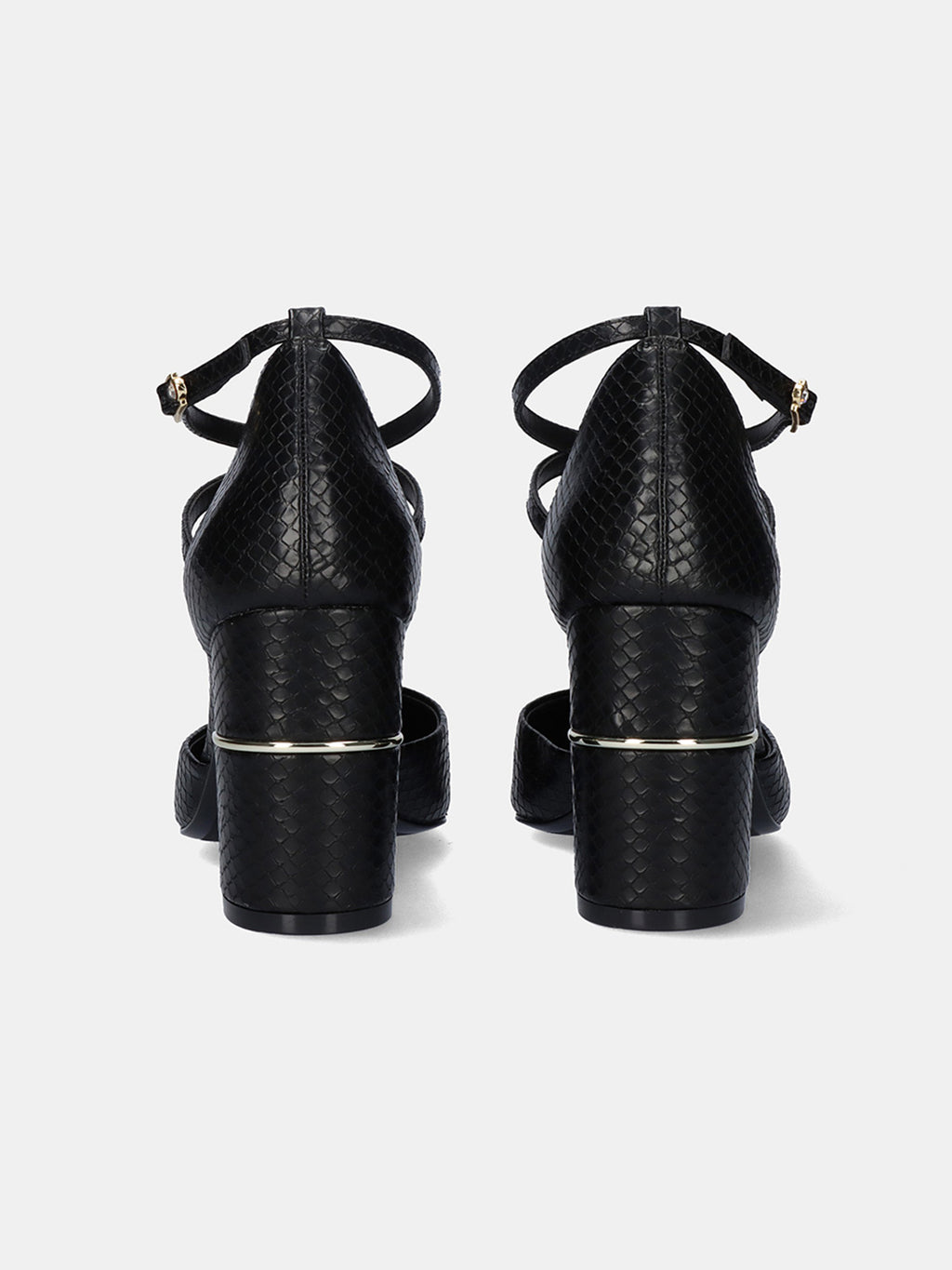 EVELYN-674 SNAKE BLACK