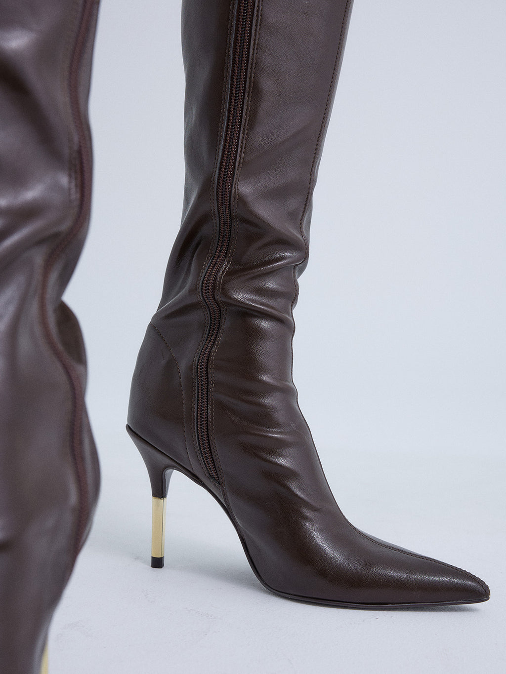 ISABELLA-410 ELASTIC BROWN