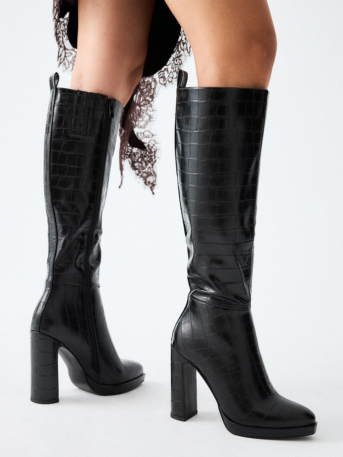 K2417-21077 CROCO BLACK