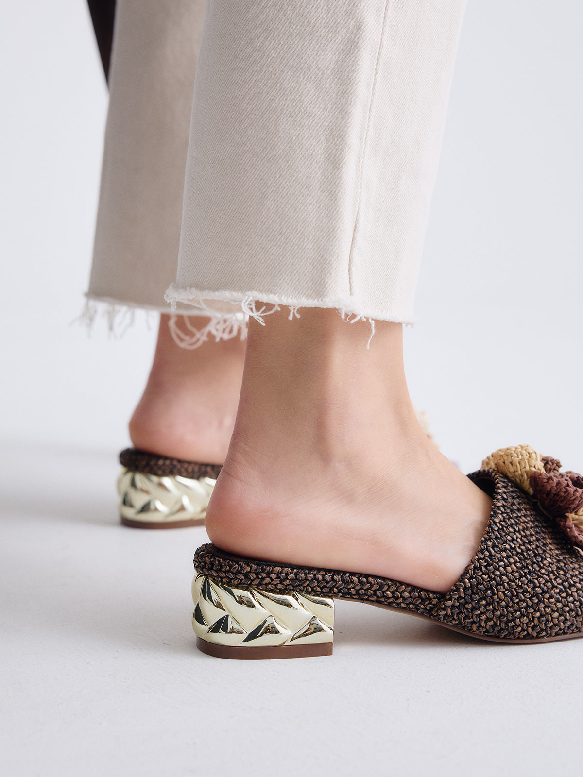 KATY-401 RAFFIA BROWN