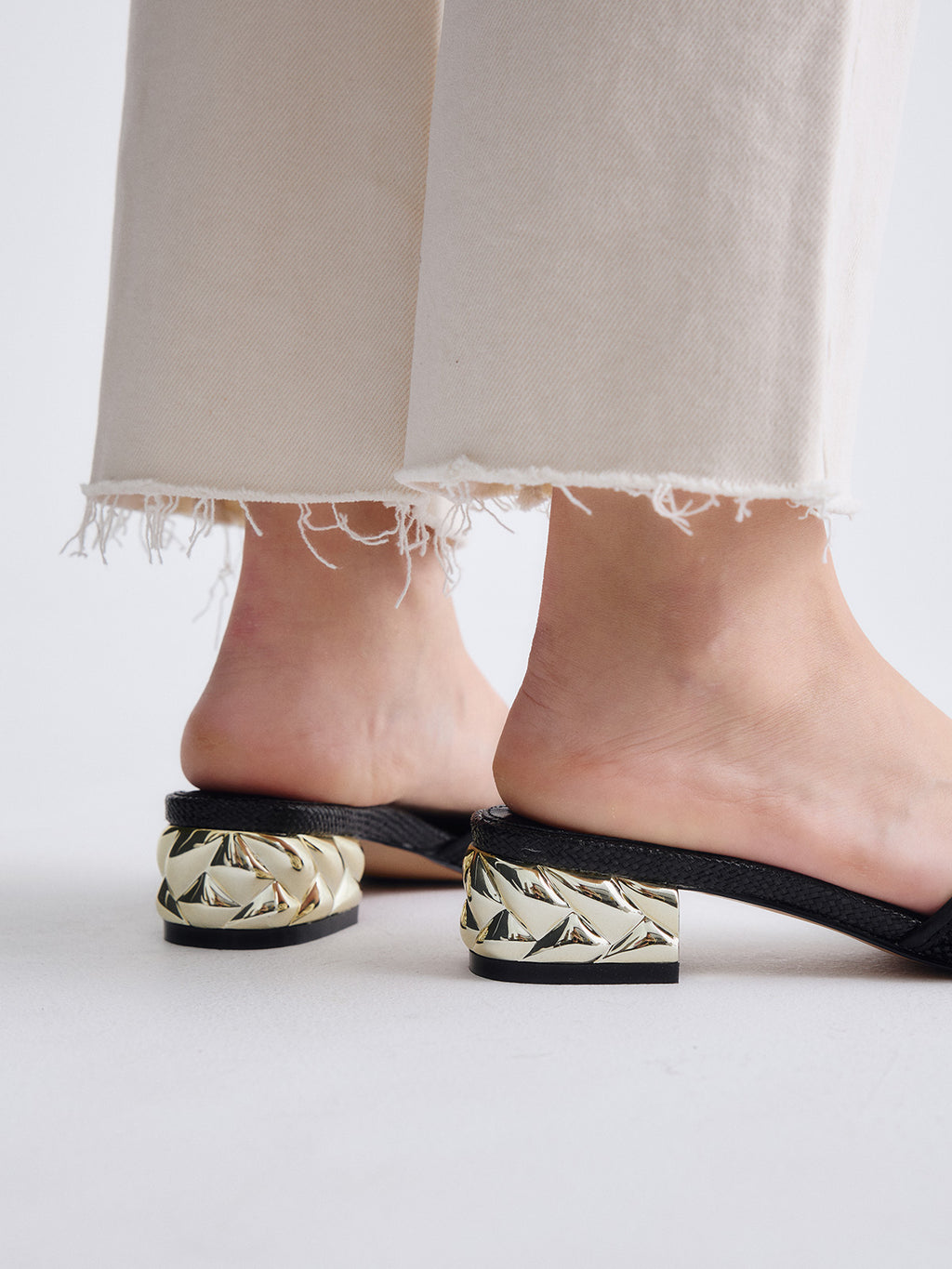 KATY-410 RAFFIA BLACK