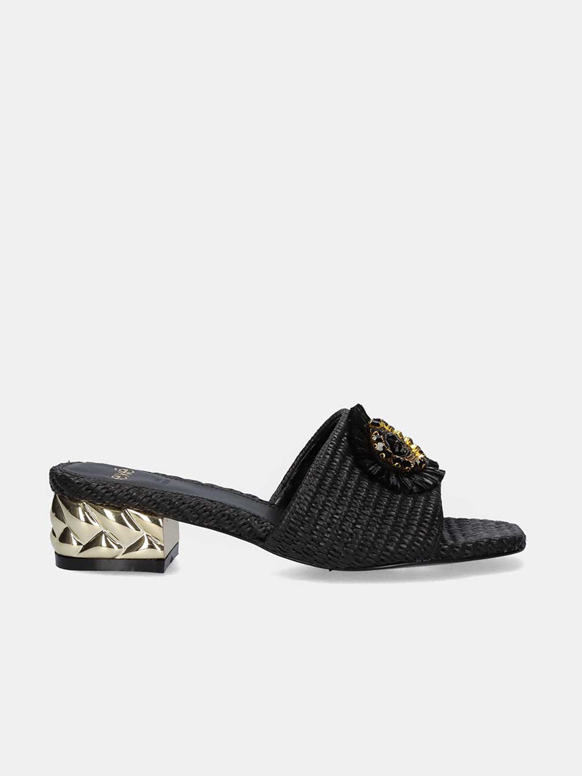 KATY-424 RAFFIA BLACK