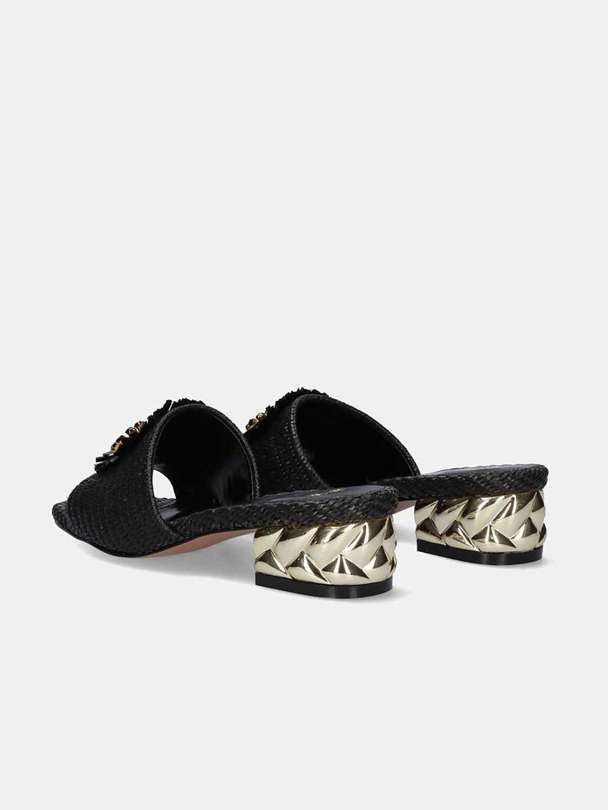KATY-424 RAFFIA BLACK