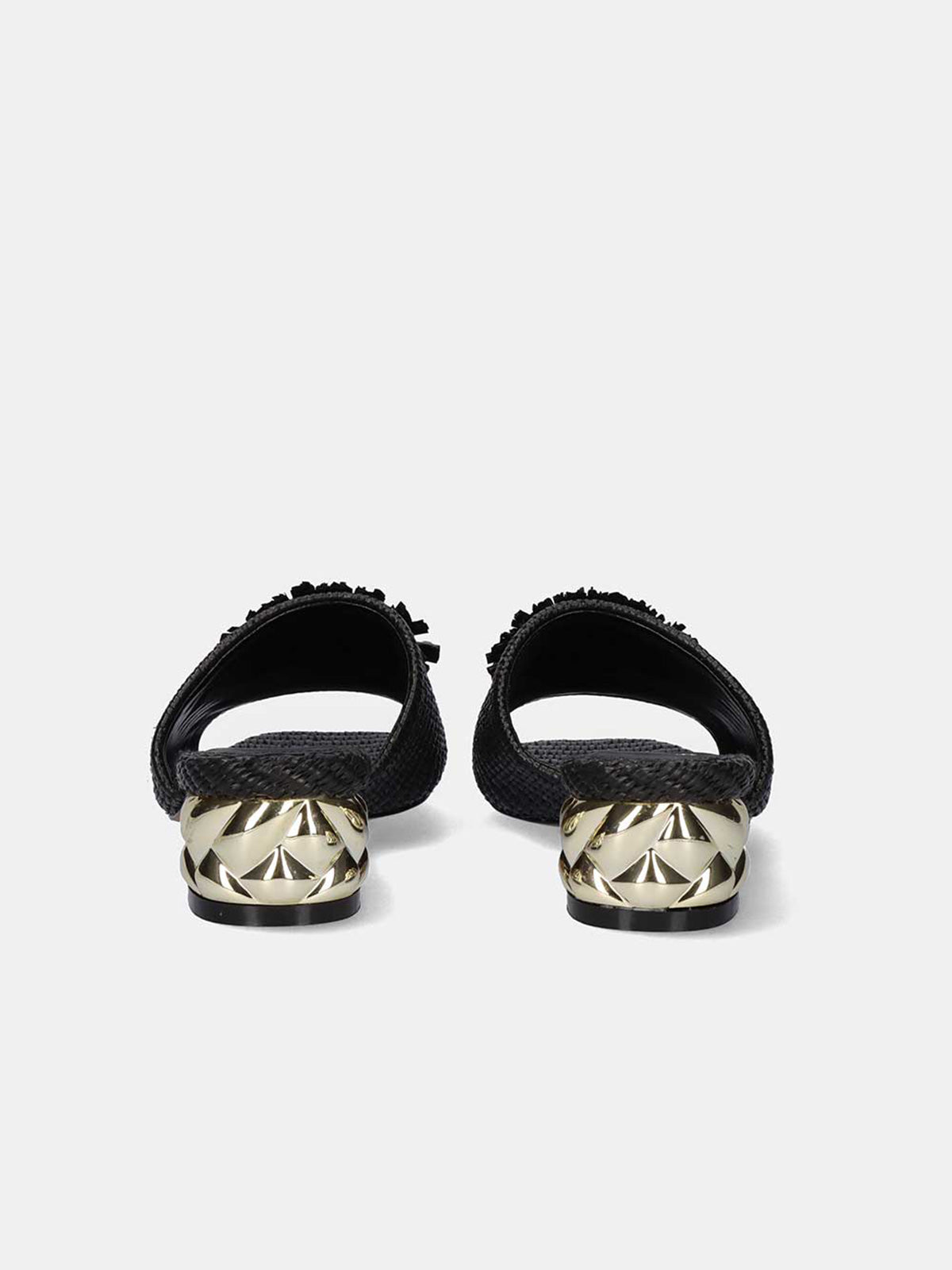 KATY-424 RAFFIA BLACK