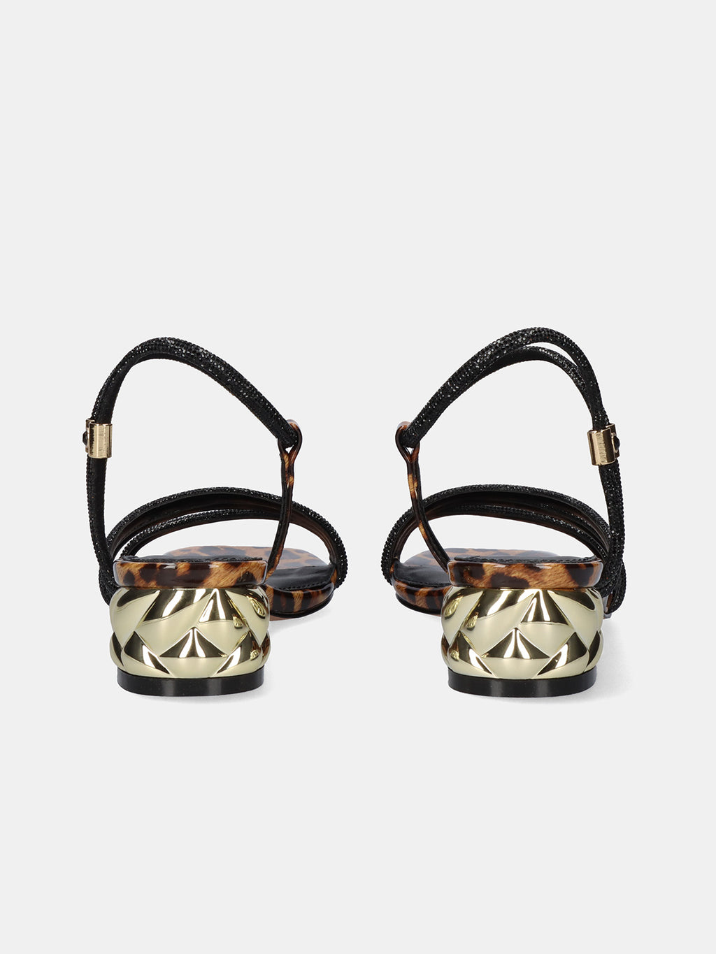 KATY-485 STRASS LEOPARD BLACK