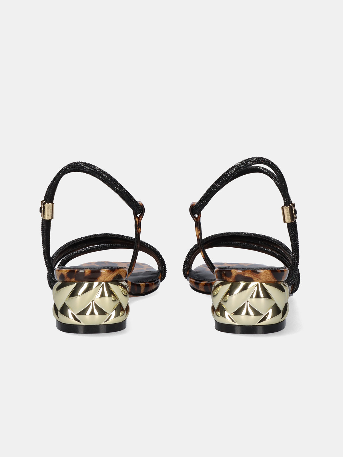 KATY-485 STRASS LEOPARD BLACK