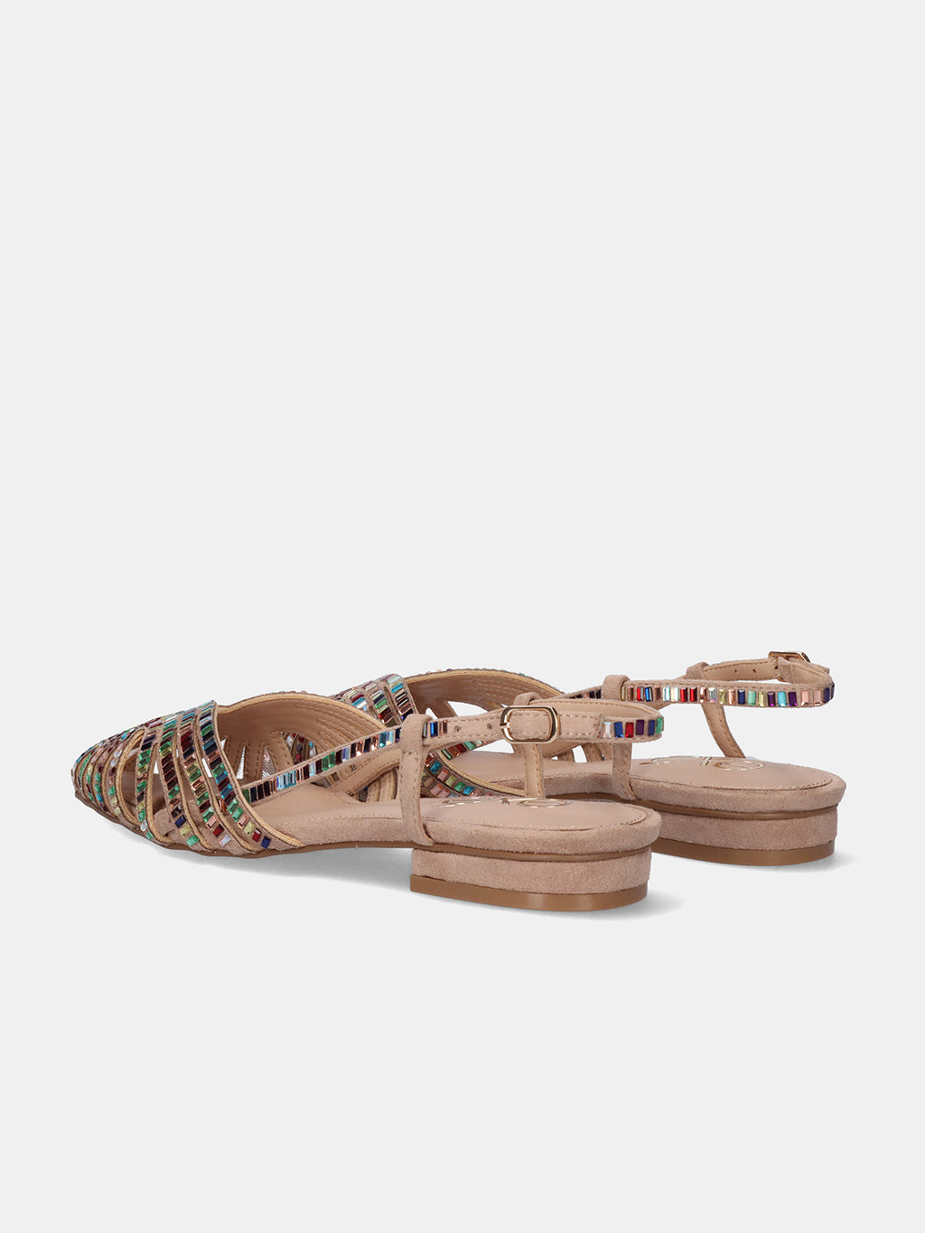 KENDAL-244 STRASS TAUPE MULT