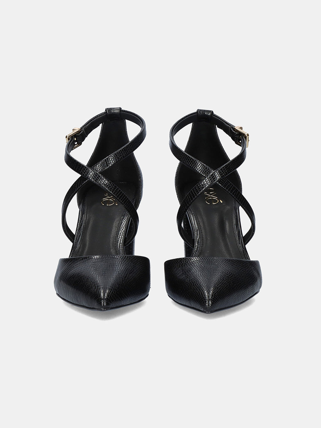 LESLIE-228 LIZARD BLACK