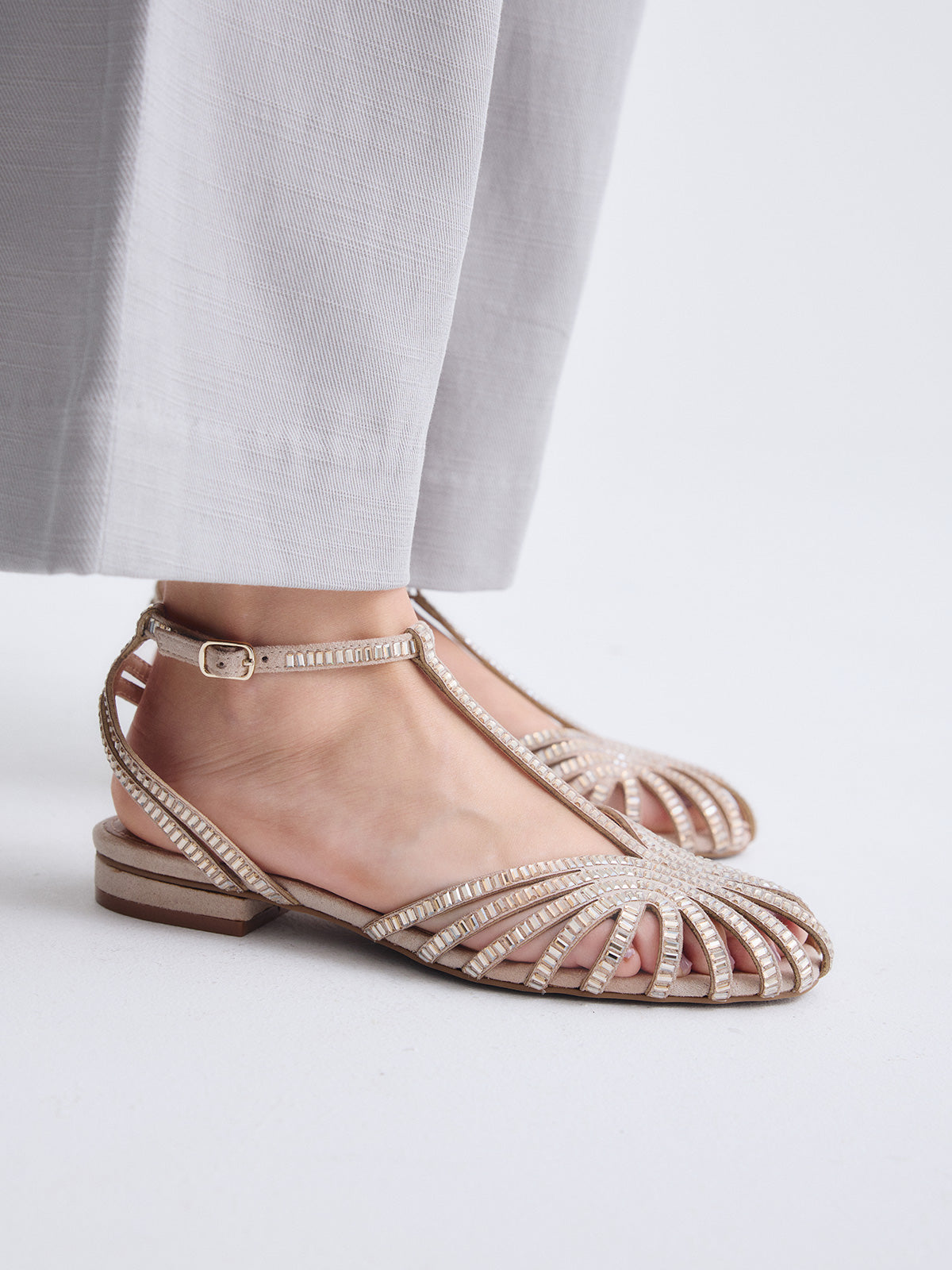 LOLA-317 STRASS BEIGE