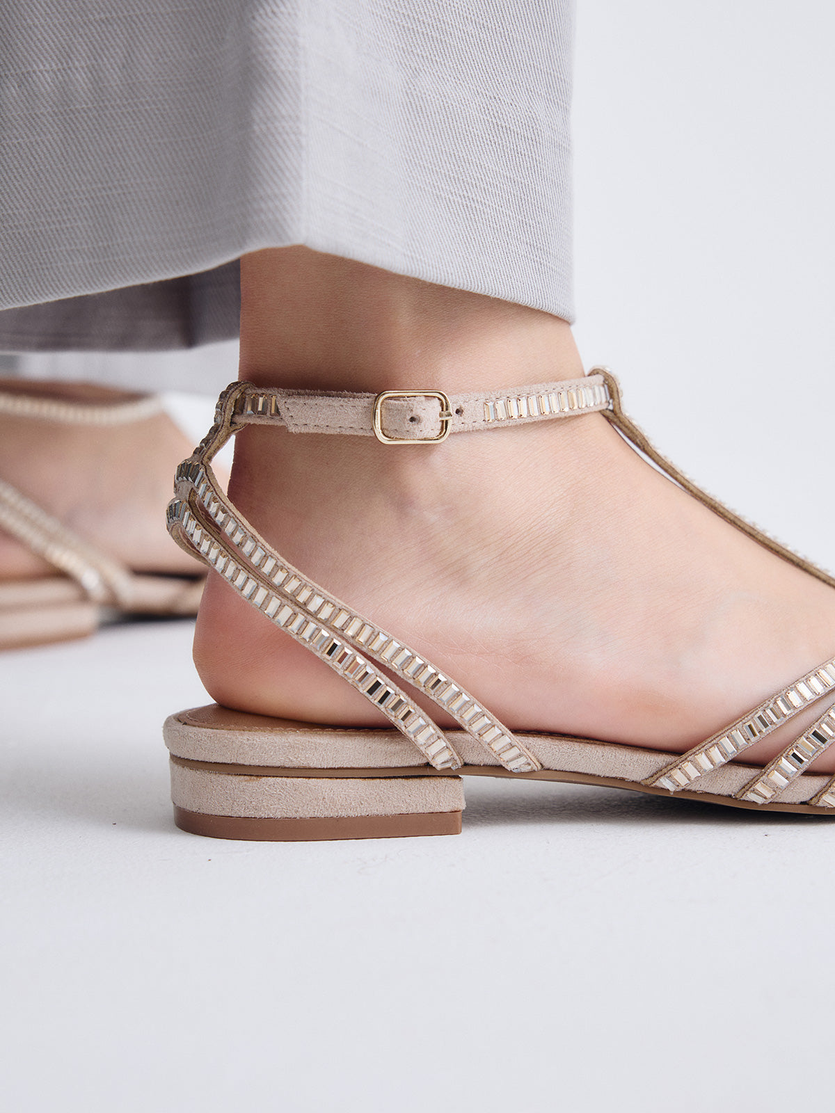 LOLA-317 STRASS BEIGE