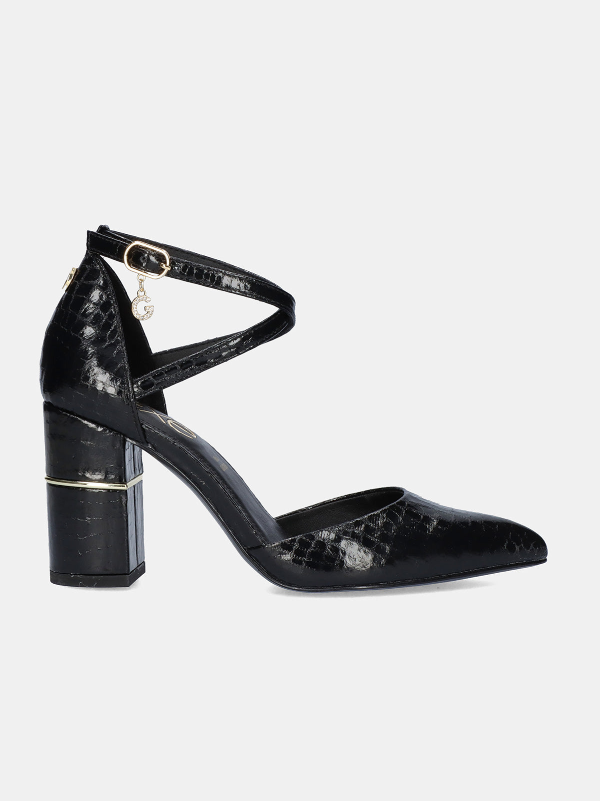 LOREEN-647 SNAKE BLACK