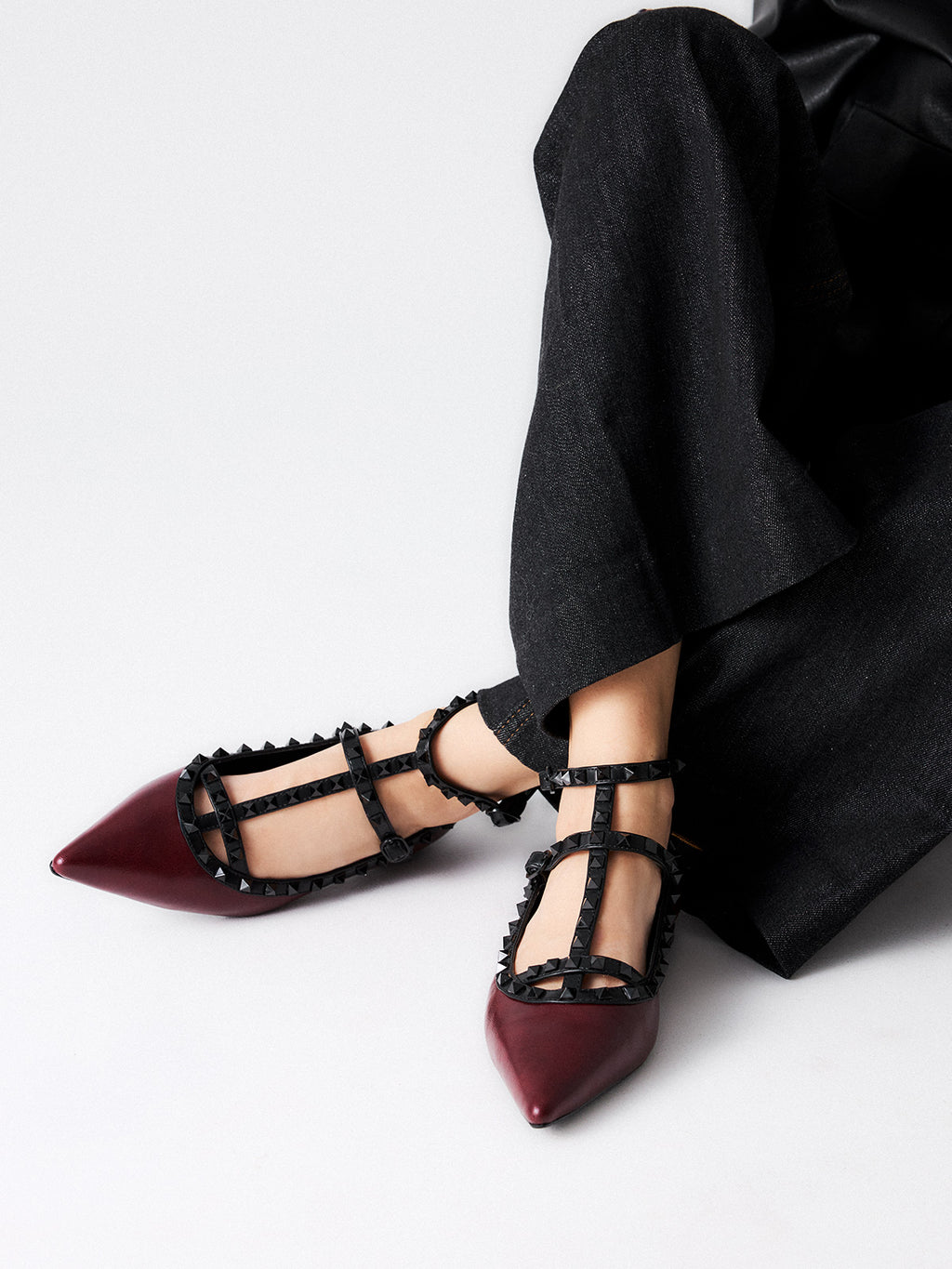 LYNDA-590 PU BORDX BLK