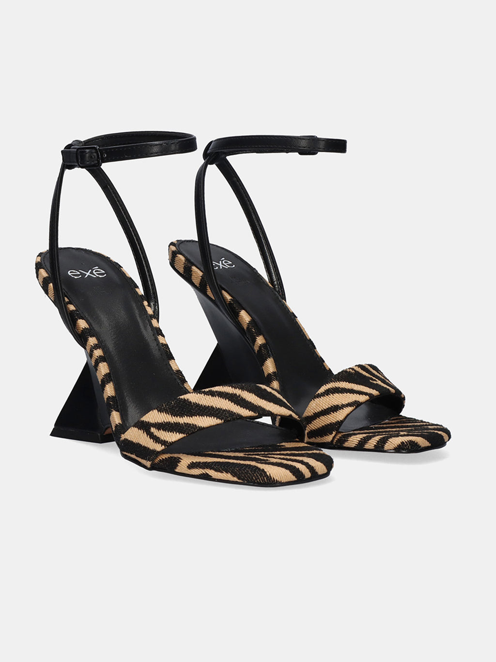 MANDY-173 ZEBRA BEIGE BLK