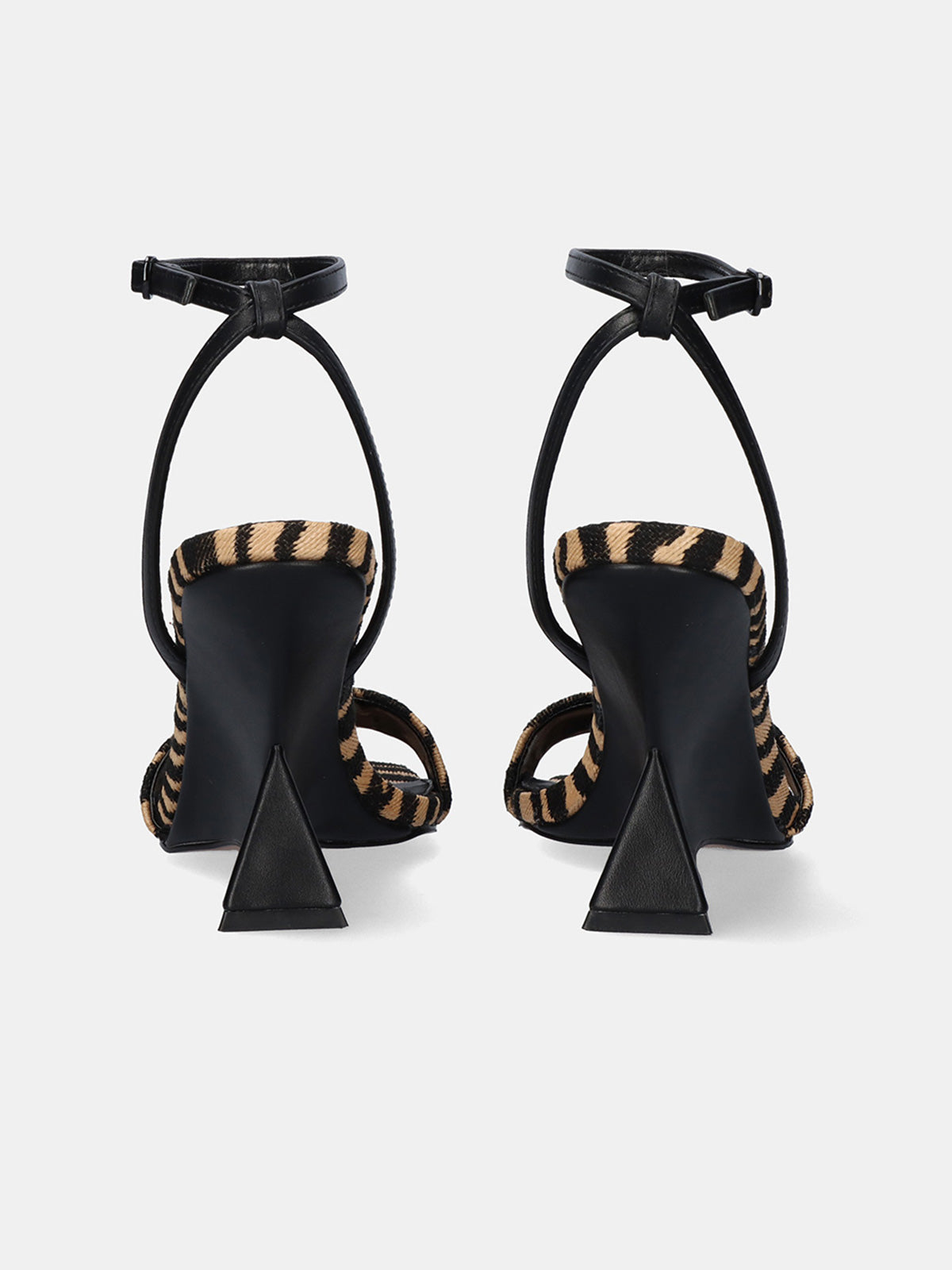 MANDY-173 ZEBRA BEIGE BLK