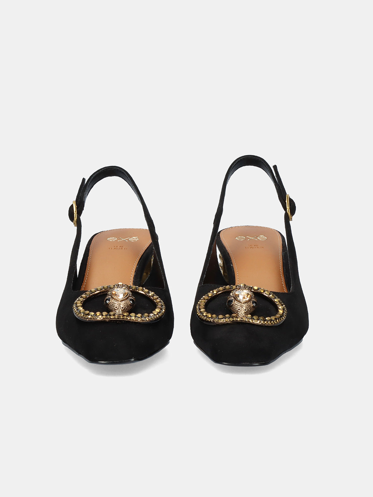 NADINE-310 FABRIC BLACK-GOLD