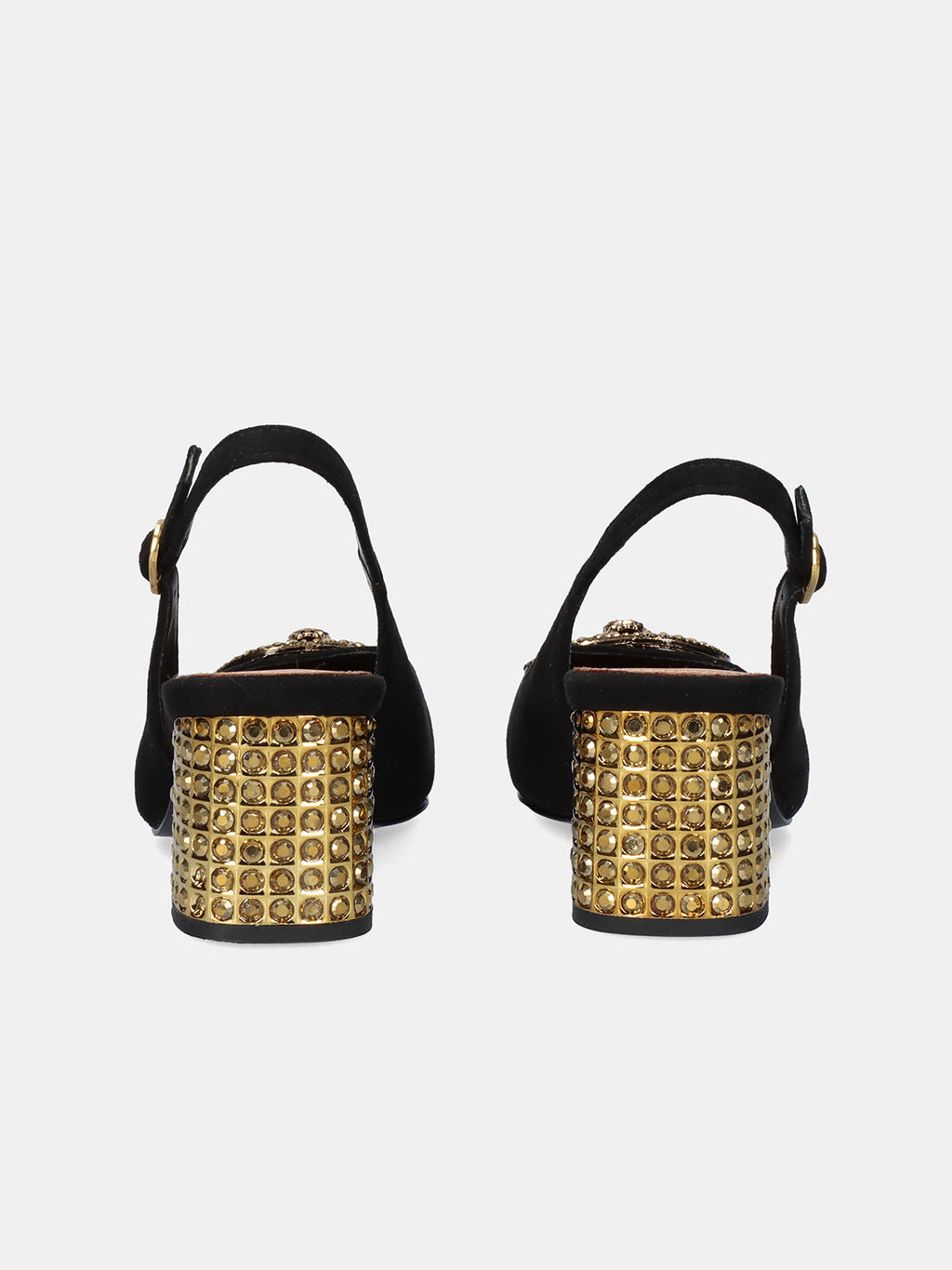 NADINE-310 FABRIC BLACK-GOLD