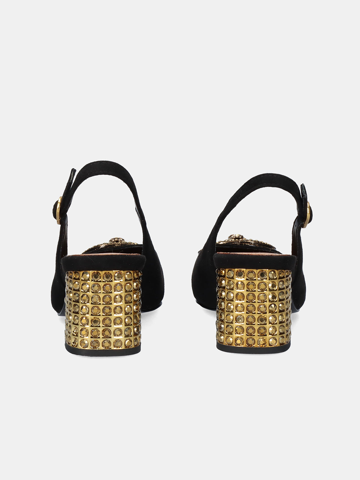 NADINE-310 FABRIC BLACK-GOLD
