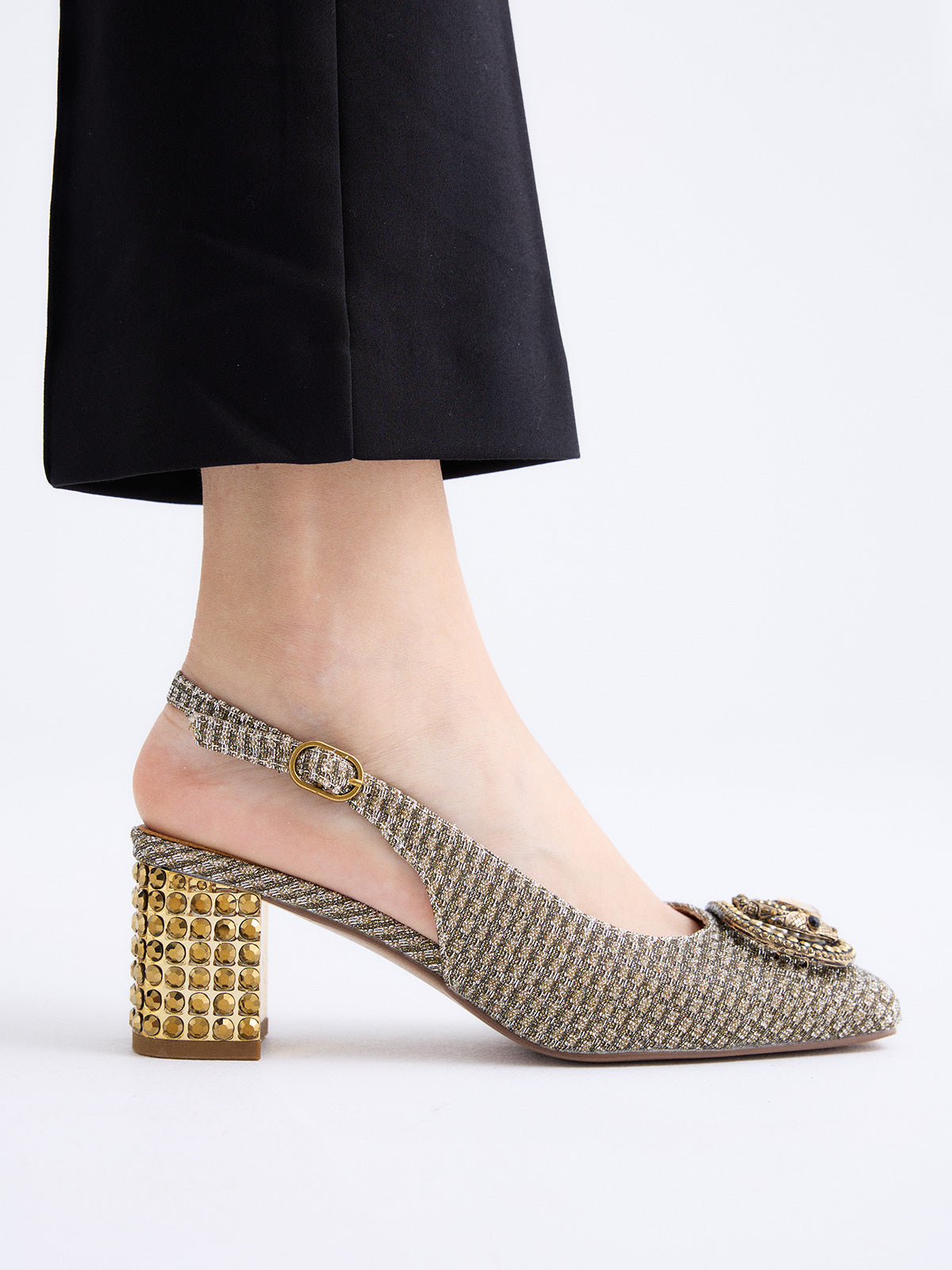 NADINE-310 GLITTER GOLD