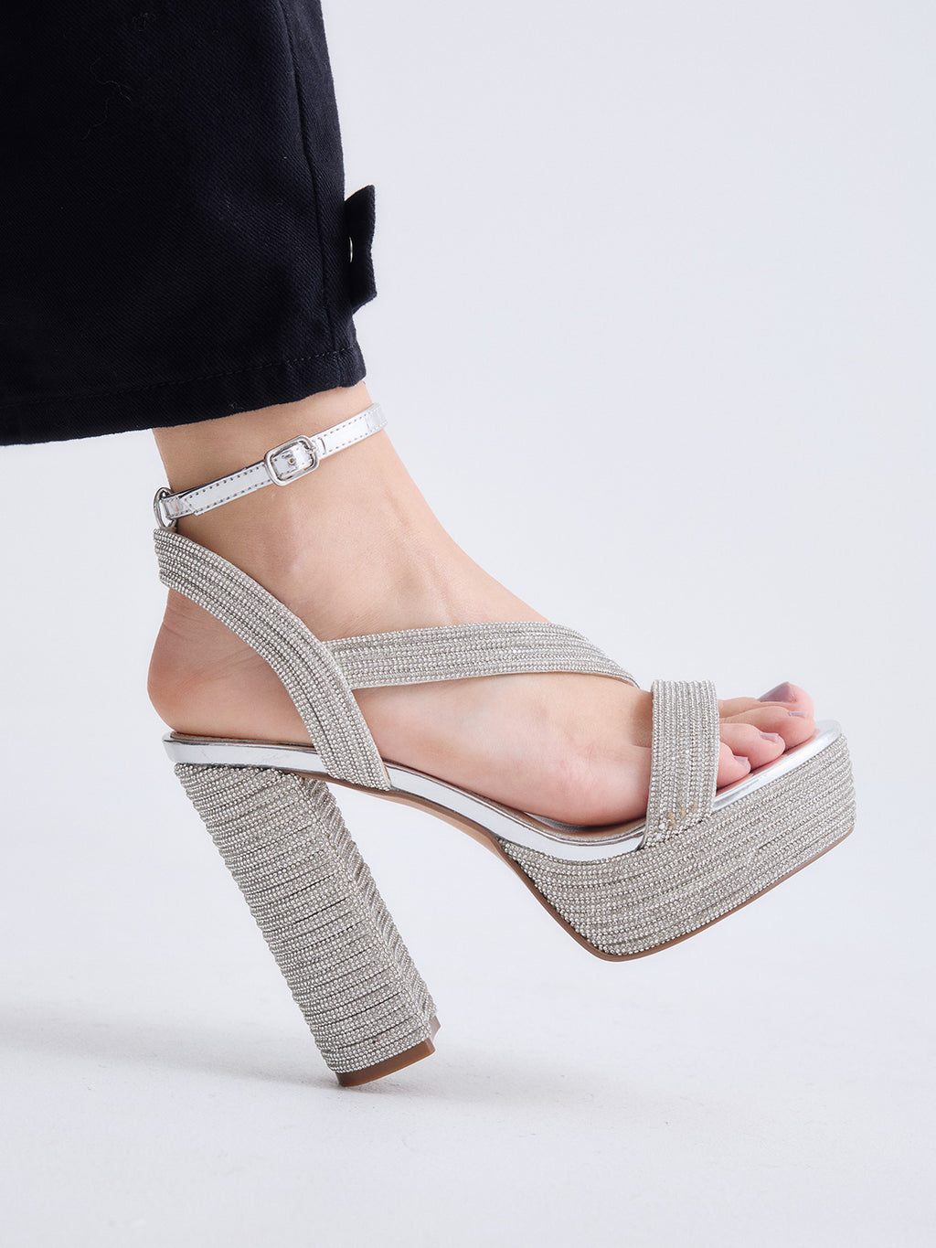 OPHELIA-936 STRASS SILVER
