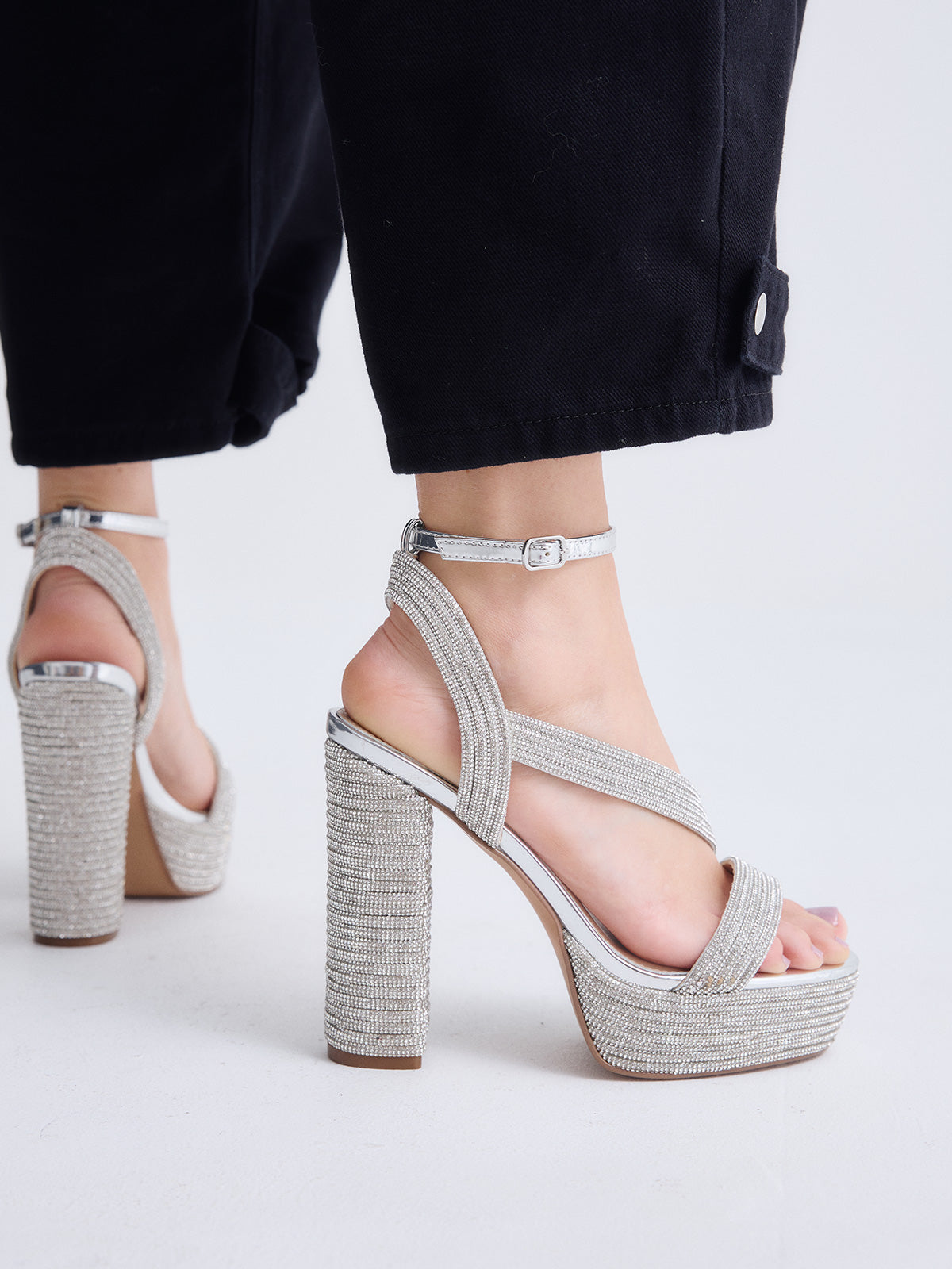 OPHELIA-936 STRASS SILVER