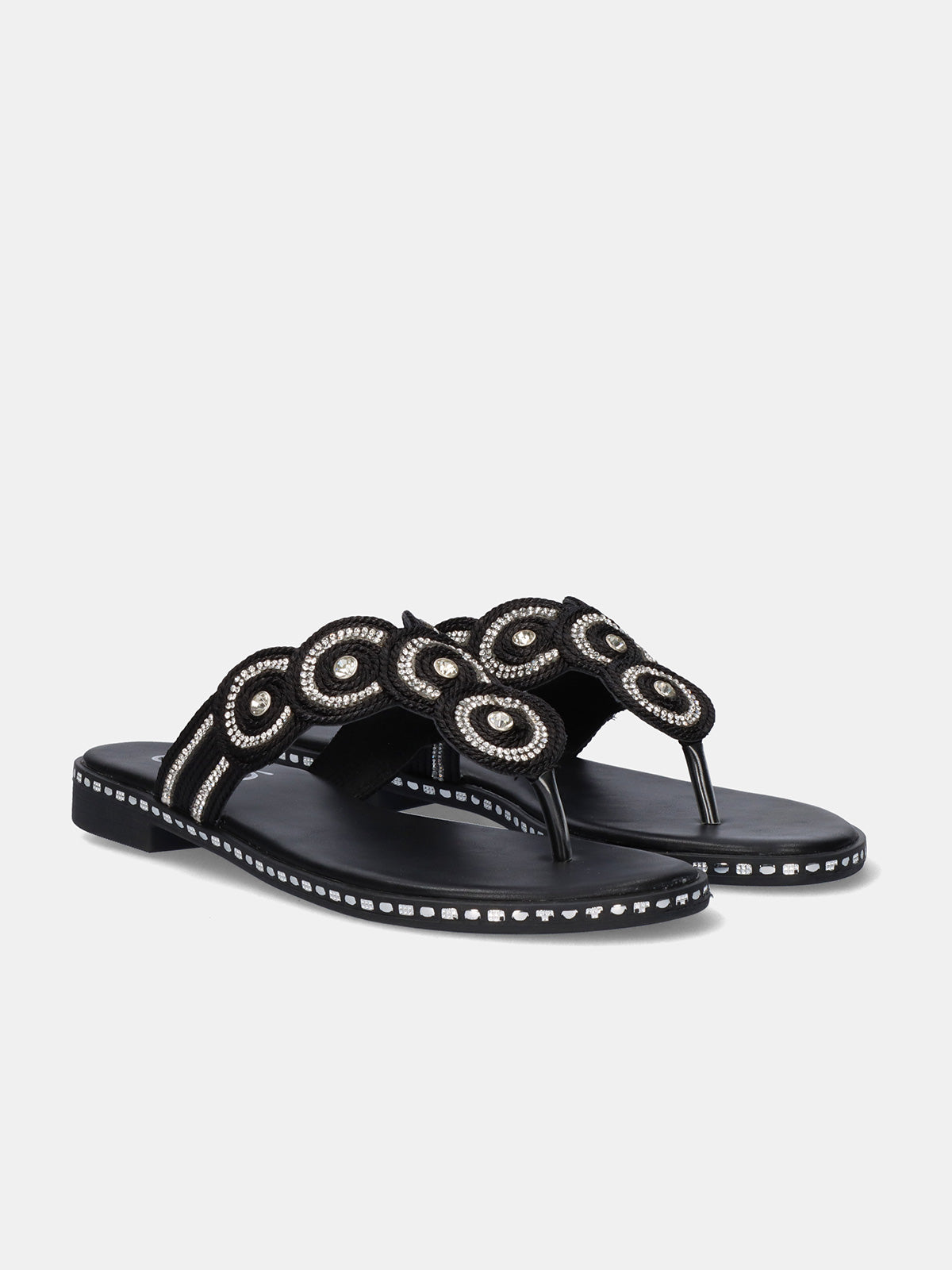 P3376-1 STRASS BLACK