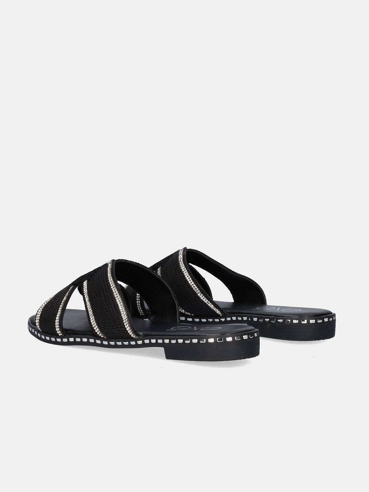 P3376-6 EMBROIDERY BLACK