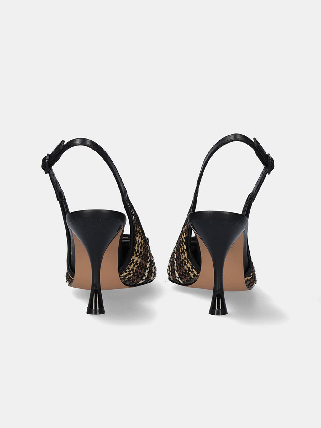 PARIS-716 KNIT BLK-BEIGE