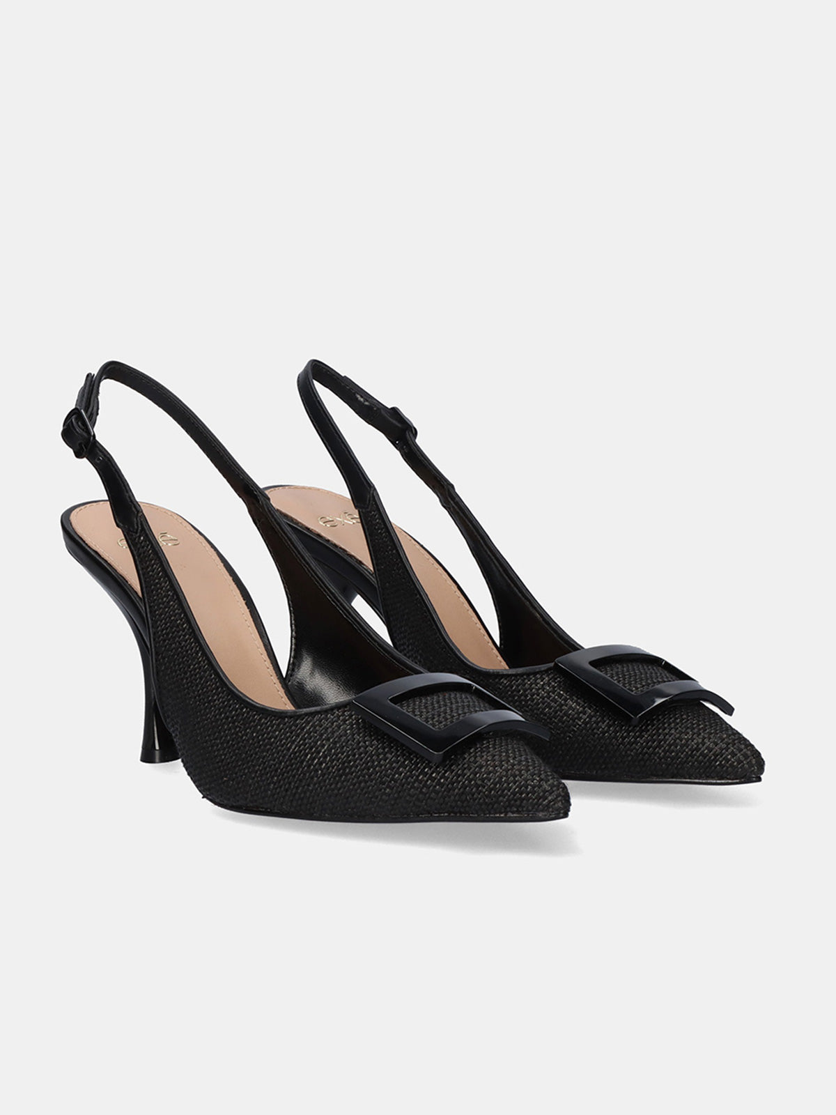 PARIS-716 RAFFIA BLACK