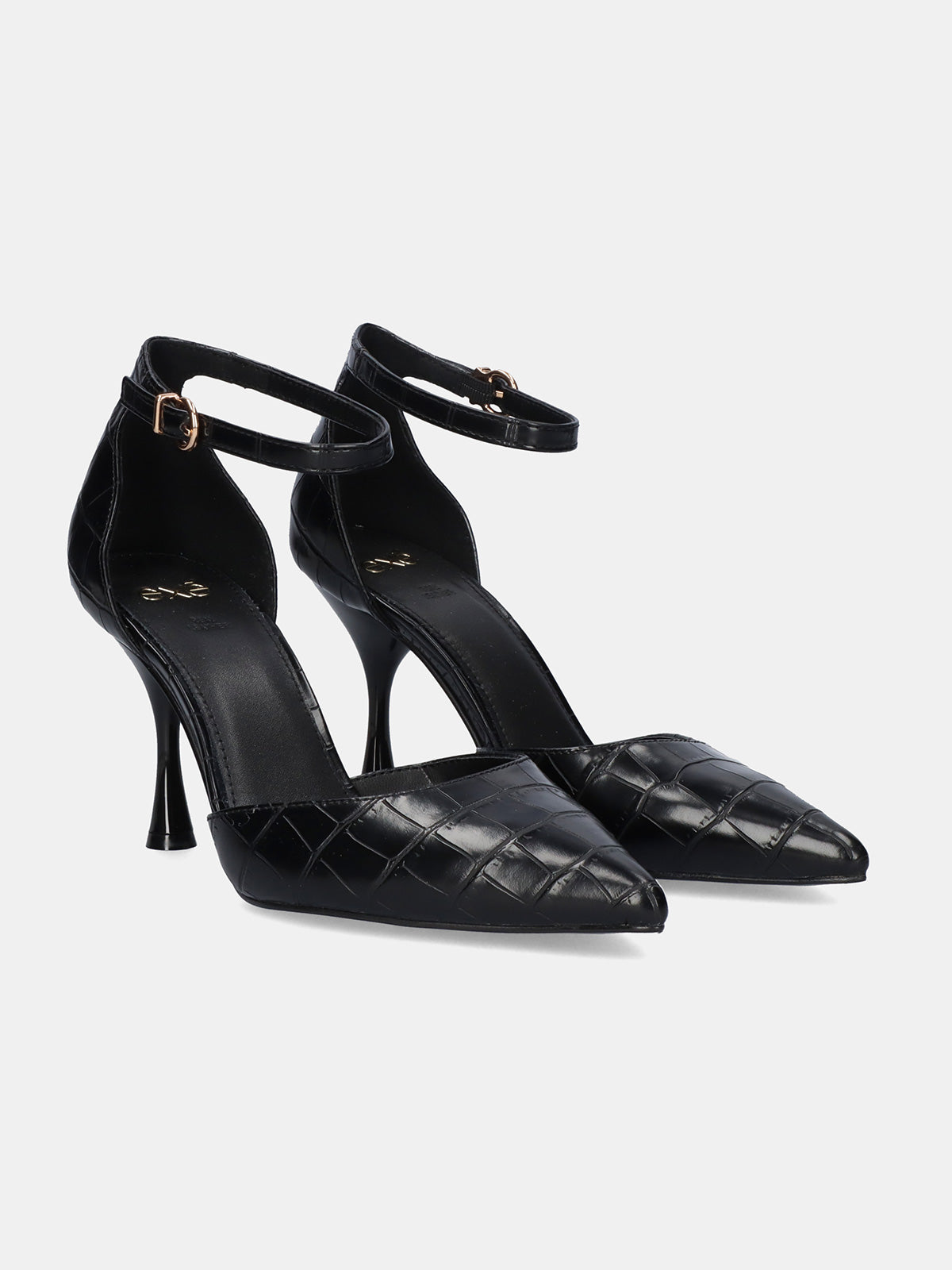 PARIS-817 CROCO BLACK