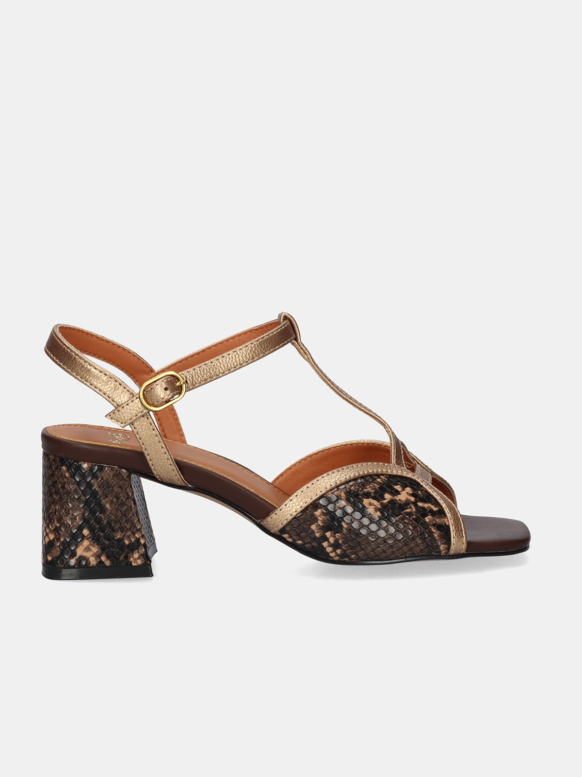 POLINA-405 SNAKE BRONZE
