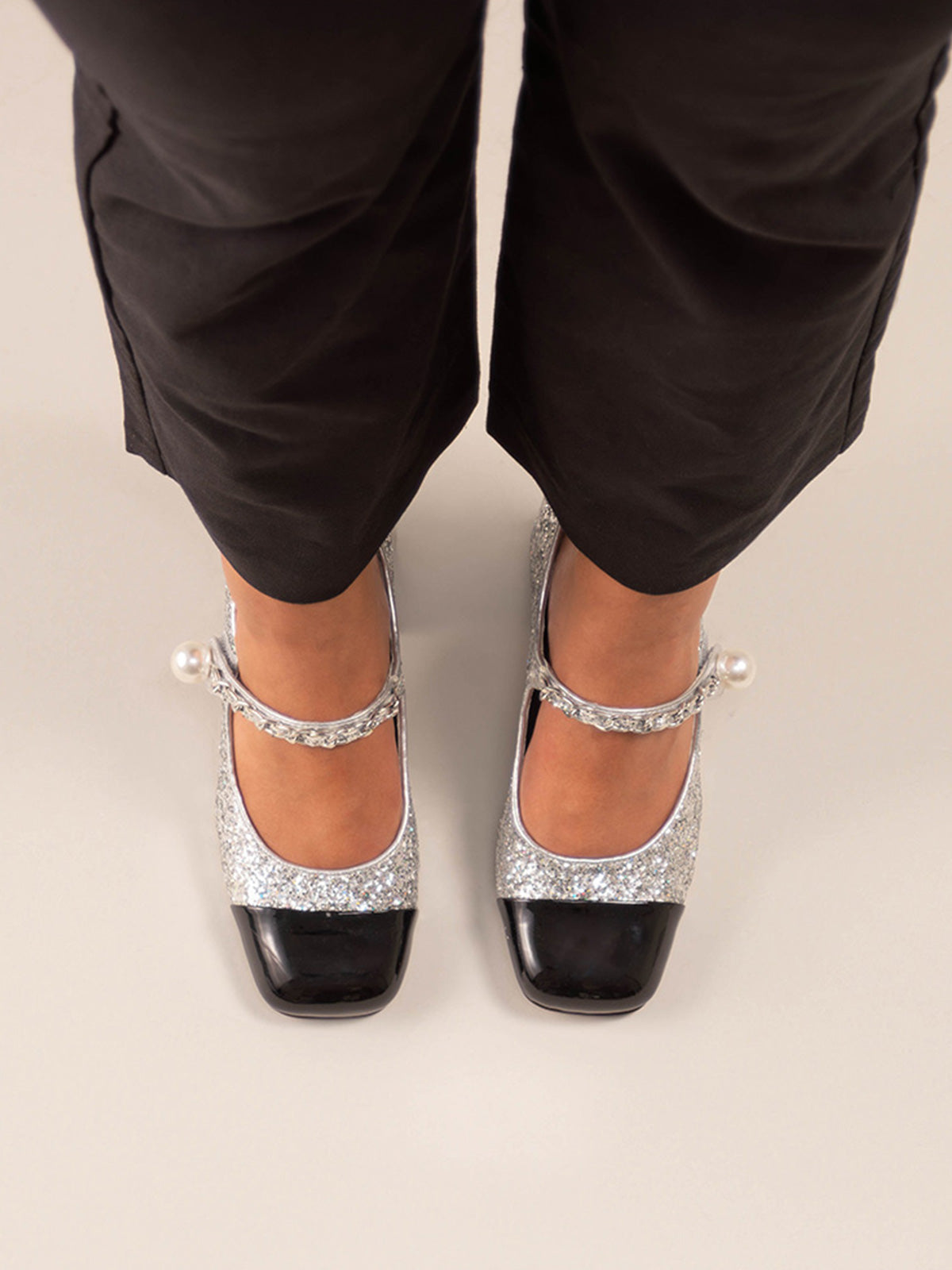 RIMINI-512 GLITTER SILVER