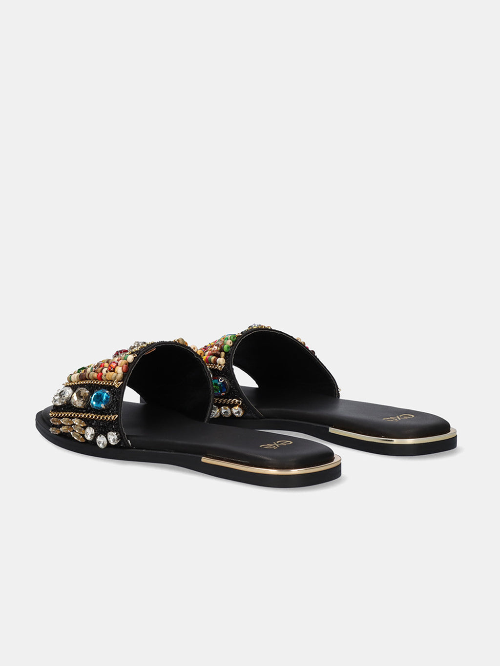 SABRINA-735 GLITTER BLACK