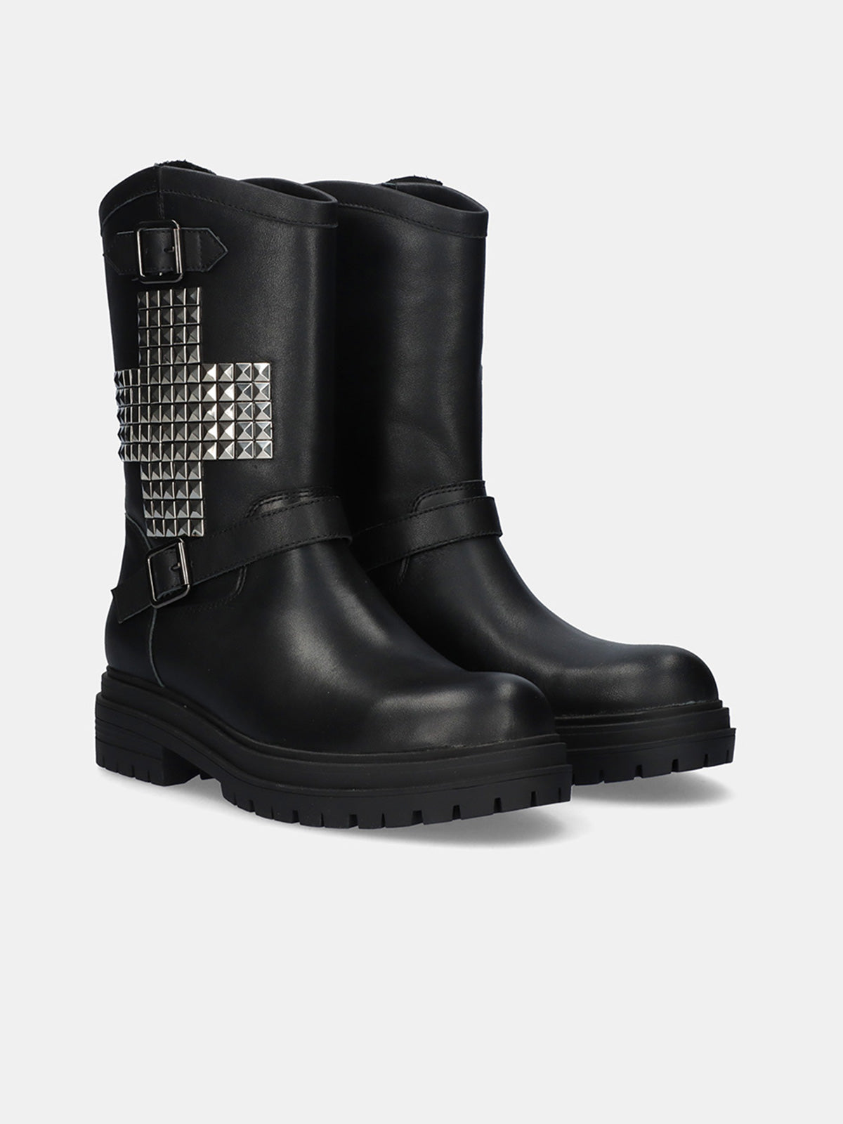 TONY-932 LEATHER BLACK