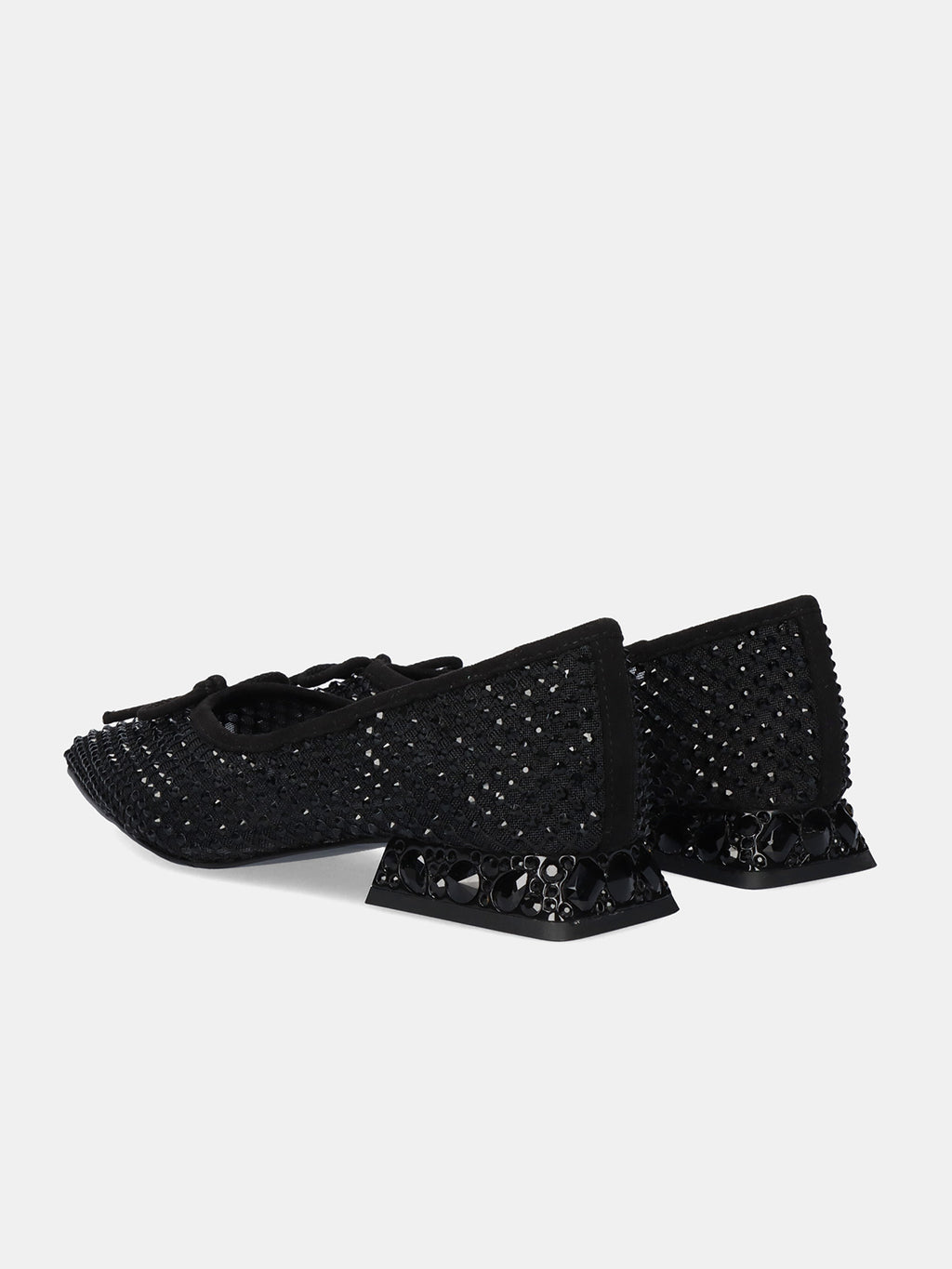 VICTORIA-301 STRASS BLACK