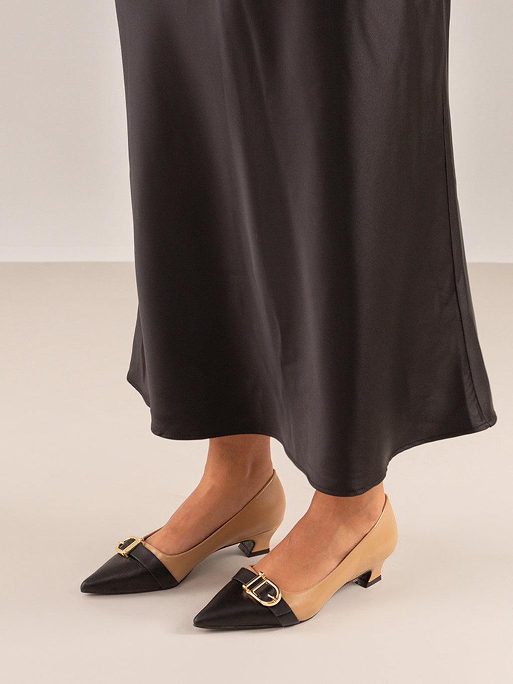 VICTORIA-935 PU BEIGE BLK