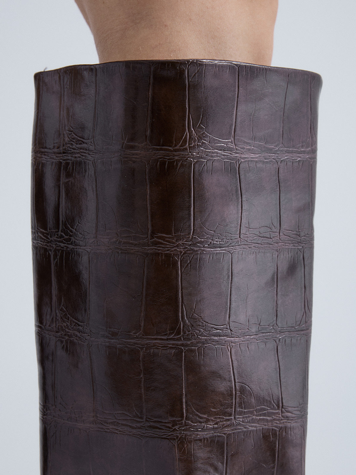W0955-R7978 CROCO BROWN