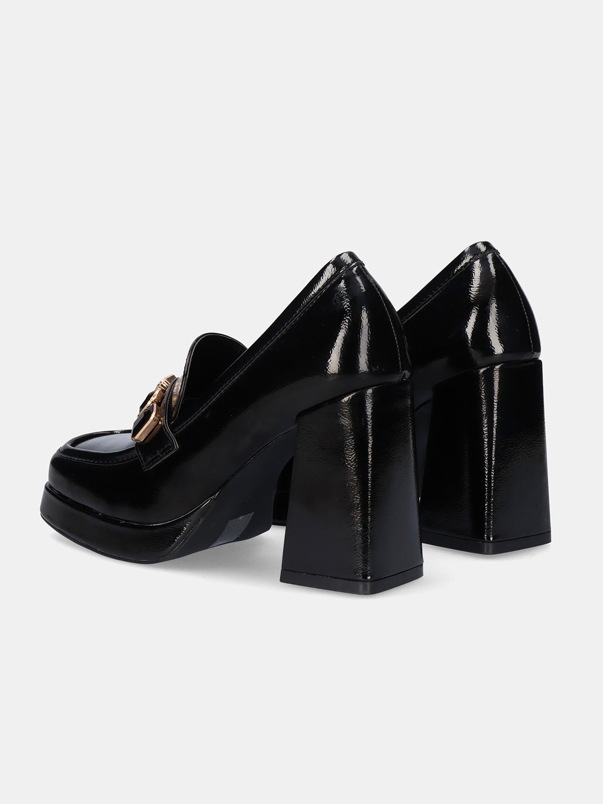 W3103-B198 PATENT BLACK