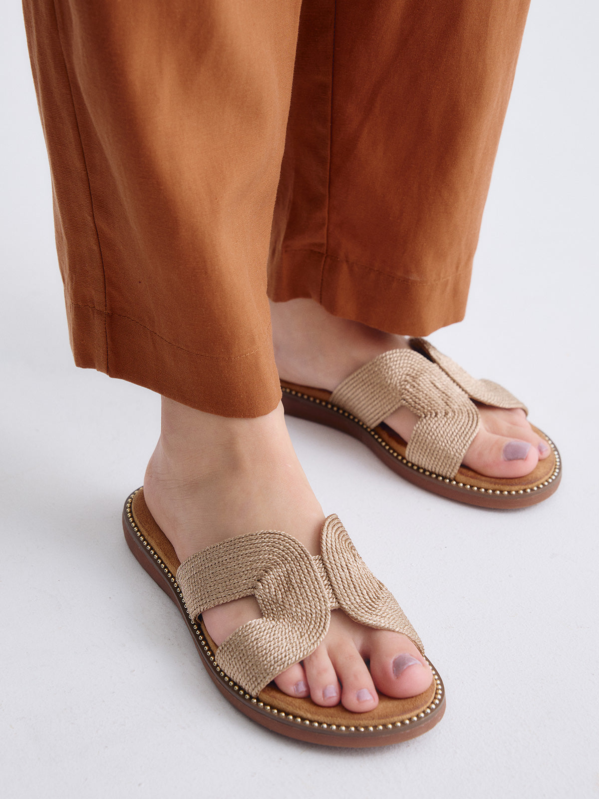 ZF1982-HA21 EMBROIDERY ROSE GOLD