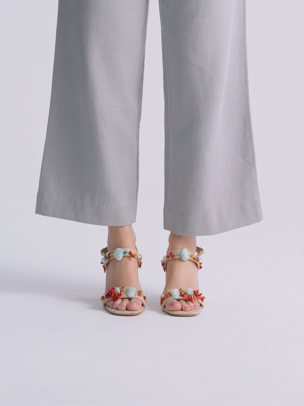 CAROL-515 RAFFIA BEIGE RED