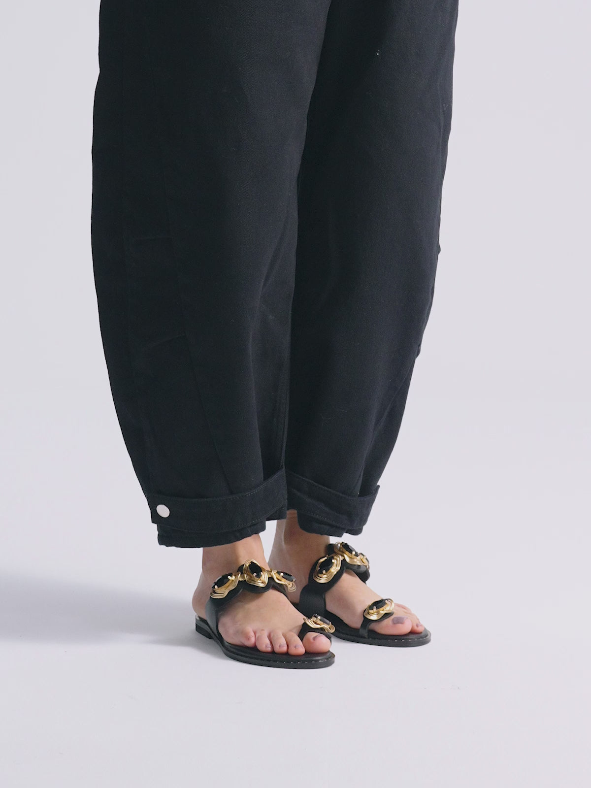 578 IRENE LEATHER BLACK